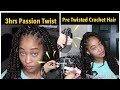 PASSION TWIST IN LESS THAN 3 HRS! WHAT? PERFECT FOR VACATION| TIANA PASSION TWIST hair