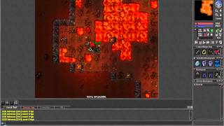 Tibia (Low-Mid Level Characters #16) - Fire Devil Cave (Spike Sword Quest) Awesome for Leveling!