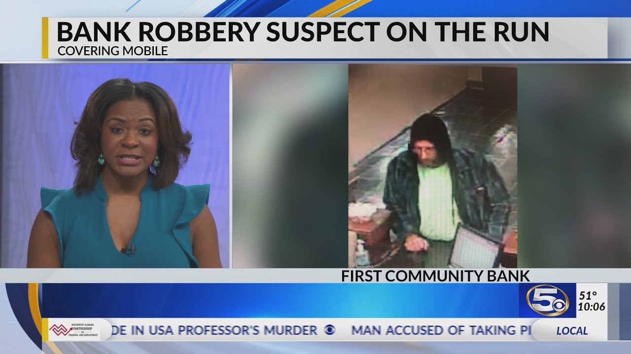 Mobile Police ask for help identifying bank robbery suspect - YouTube