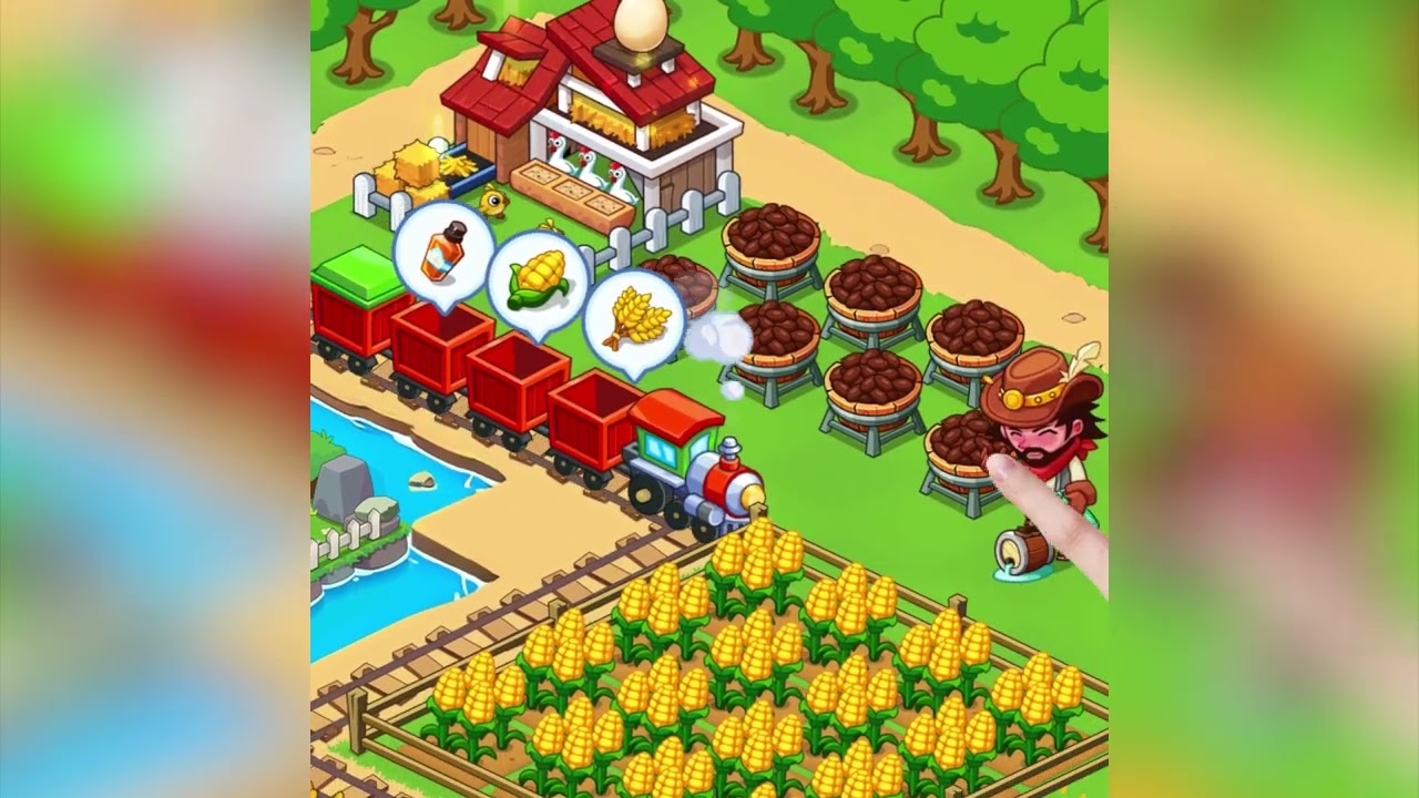 Welcome to farm party： merge & pet, New farming puzzle game