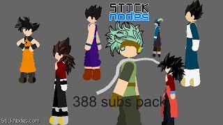 How to MAKE a StickNodes Sub Pack! (DBZ, SONIC, ETC) 