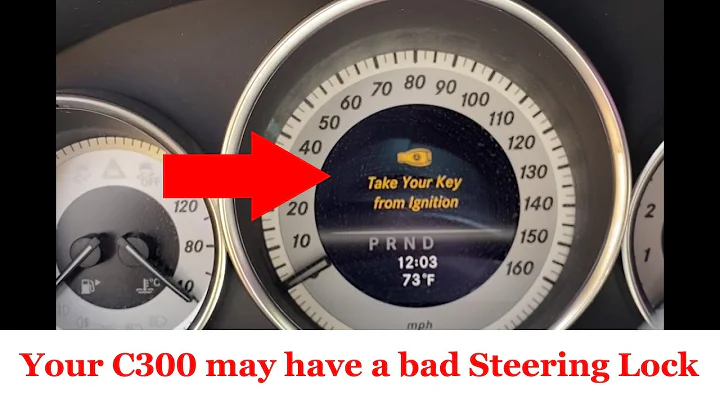 Mercedes Benz C300 C250 W204 No Crank No Start - Take Key From Ignition Message ESL Repair