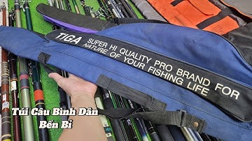 Video 811 : Túi đựng cần câu bãi nhật - Cần câu carbon 3 khúc Shimano - Đồ Câu Nhật Thành Công