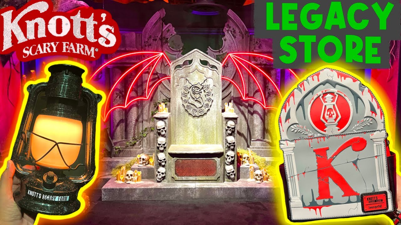 New Knotts Scary Farm Merch Store New Loungefly Bag, Shirts And More