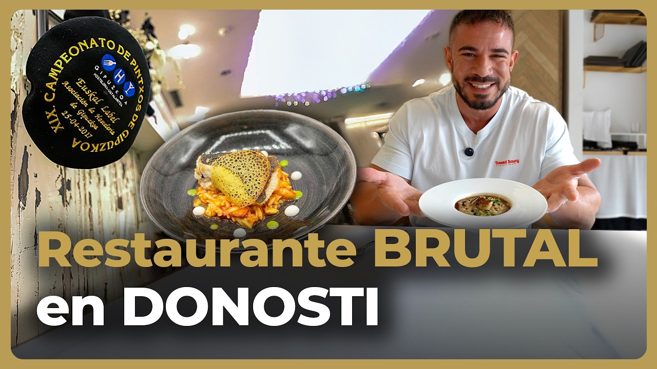 La JOYA OCULTA para COMER en SAN SEBASTIÁN: un RESTAURANTE ÉPICO!!