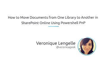 How To Move Documents From One Library To Another In SharePoint Online Using PowerShell PnP
