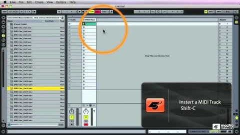 Live 8 404: Making Electronic Dance Music - 06 Using the Drumrack - Part 1