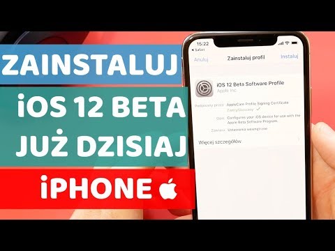 Jak zainstalować iOS12 beta iPhone, iPad już teraz?