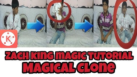 Zach king magic tutorial | Magical Clone | in Android on Kinemaster