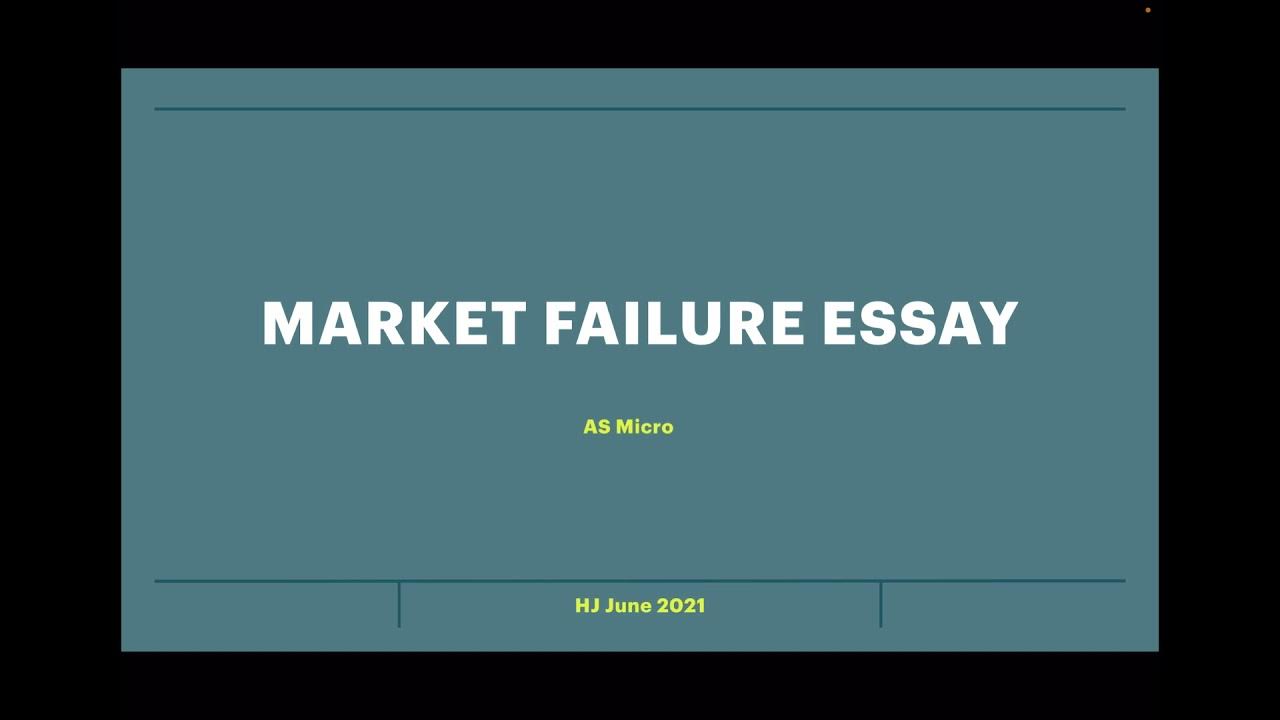 financial market failure essay