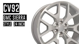 CV92 GMC Sierra Style 24 Inch Wheel