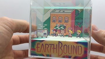 Earthbound Pizza in Onett Shadow Box with Upgradeable Onnet Theme Music Box Function