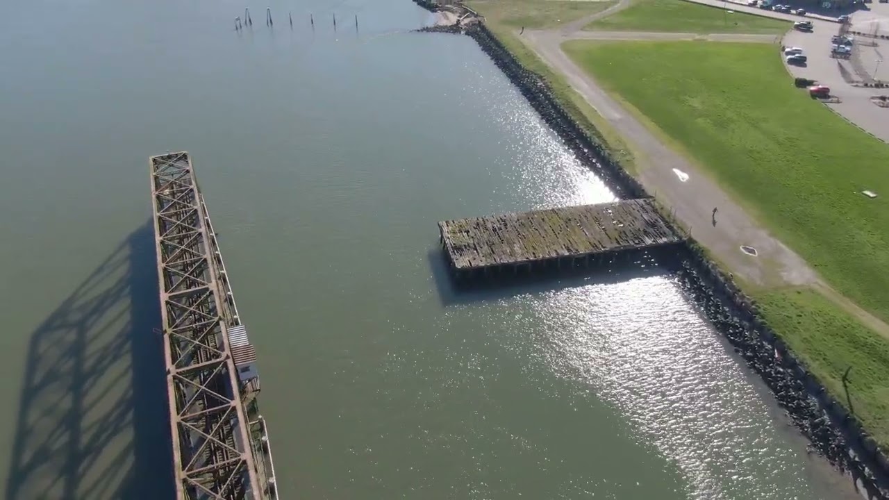 Hood Canal Bridge Drone Footage and Twin Bridges in Washington (4K)