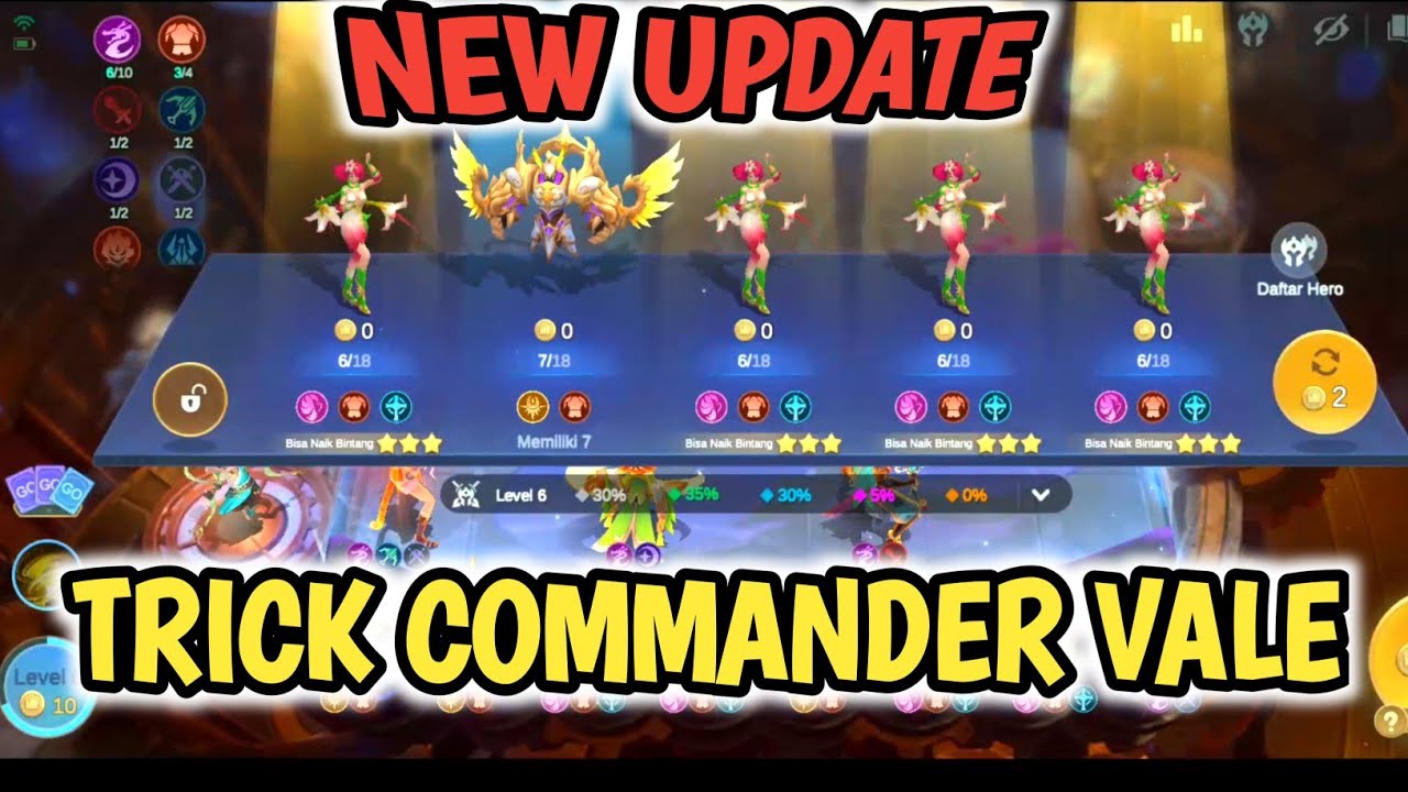 TIPS DAN TRICK MAIN COMMANDER VALE | CARA BERMAIN COMMANDER VALE ...