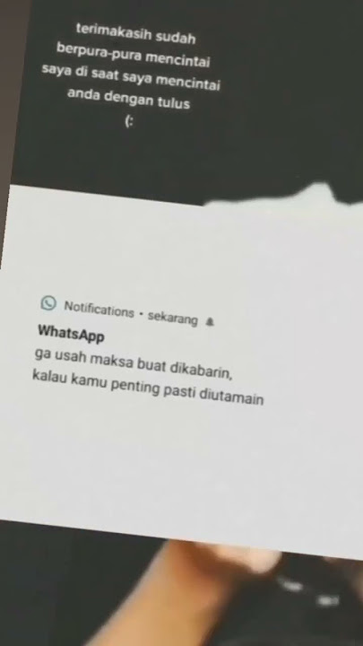 inti nya jangan pernah paksa orang lain buat cinta sama kita #storywa #shorts