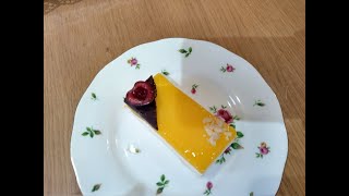 تحلية بالمانجو والكيك الإسفنجي والكريمة. / MANGO DESSERT