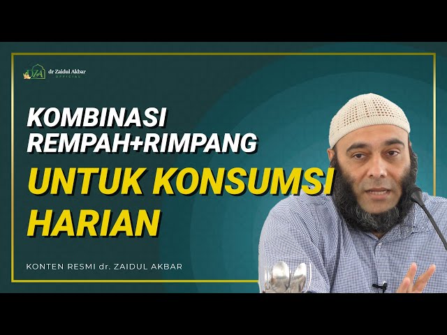 Kombinasi Rempah Rimpang Untuk Konsumsi Rutin - dr. Zaidul Akbar Official class=