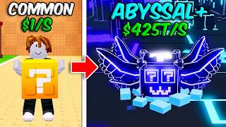 Went From Noob To Pro and UNLOCKED THE MAX LUCKY BLOCK! screenshot 3