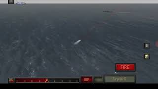 Pacific Fleet Lite - Level 4 The US submarine vs Japanese destroyer screenshot 4