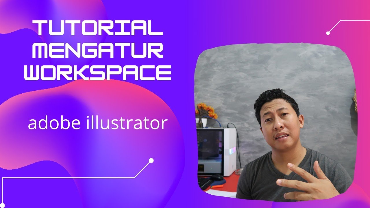 Tutorial mengatur workspace di adobe illustrator - YouTube