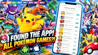 😱I JUST FOUND THE APP THAT HAS ALL THE POKÉMON GAMES FOR ANDROID AND IOS🔥 x7Game screenshot 1
