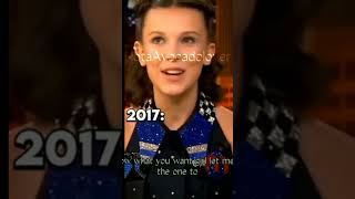 ✨Millie Bobby Brown through the years✨ #milliebobbybrown #strangerthings