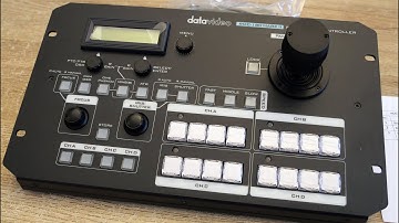 DATAVIDEO RMC 180 MARK II PTZ camera controller unboxing