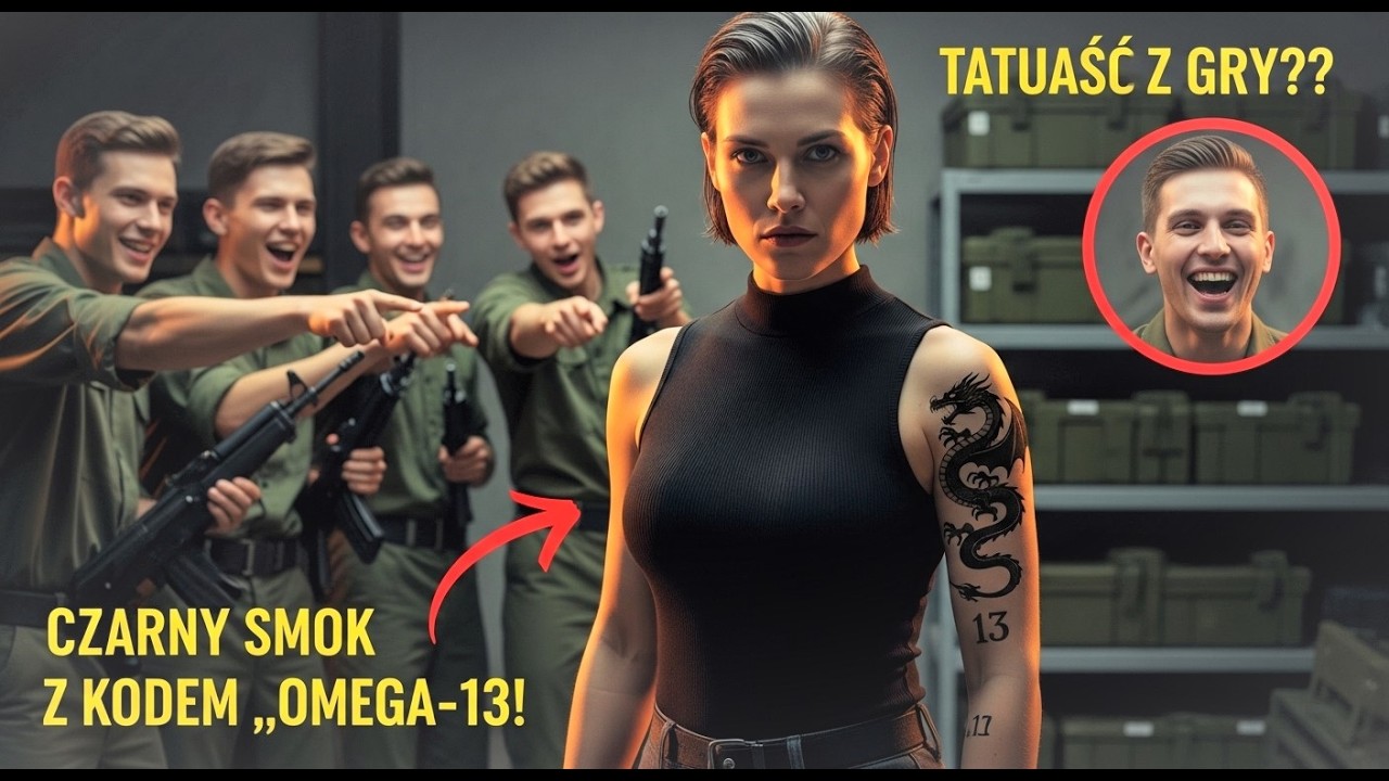 GENERAŁ ZAMARŁ, WIDZĄC KOBIETĘ CZYSZCZĄCĄ BROŃ — JEJ TATUAŻ WSKAZYWAŁ NA ZAGINIONY ODDZIAŁ