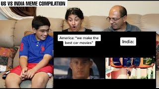 USA vs India | The Box Indian Remix Tiktok Memes | REACTION !! | Indian American Vlogger