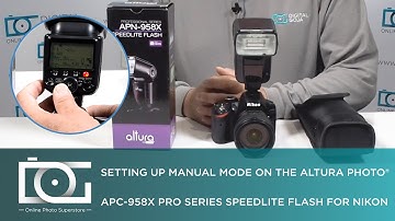 TUTORIAL | Using Manual Mode On APC-958X PRO Series Speedlite Flash For CANON | Altura Photo