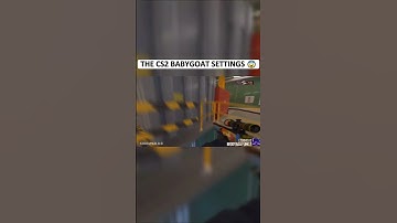 THE CS2 BABYGOAT SETTINGS 😨