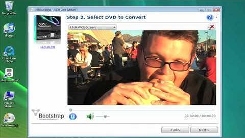 VideoWizard - How to convert a DVD