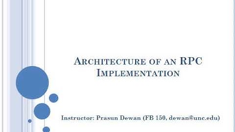 RPC/RMI Architecture