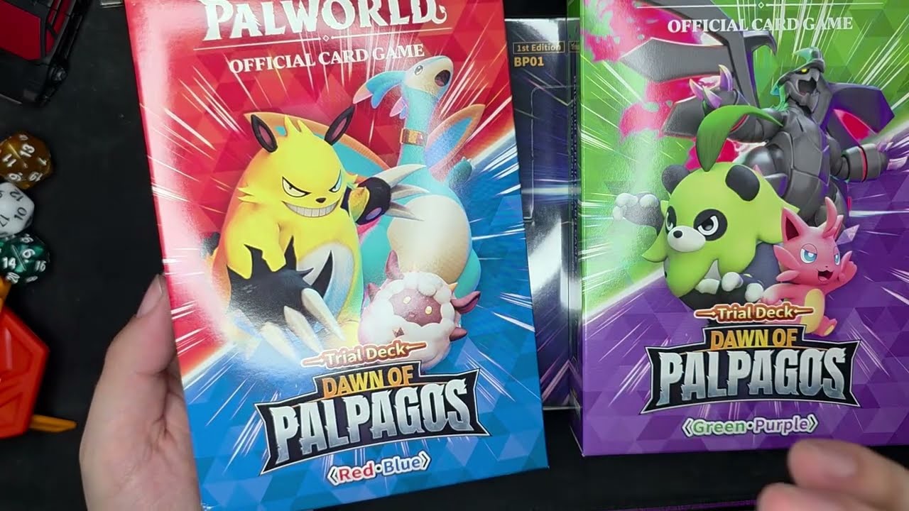 Palworld Official Card Game Starter Decks and Booster Box opening Palworld Official Card Game Starter Decks and Booster Box opening