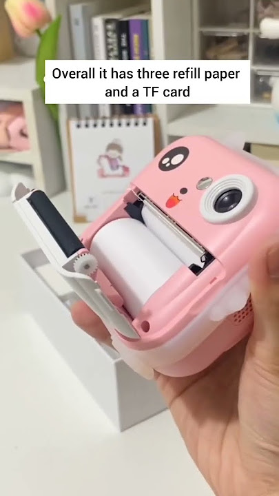 Children's digital print camera✨️♻️Link in bio♻️Free shipping#camera #miniprinter #mini_printer