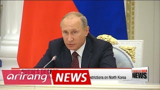 Putin signs decree to enforce UN Security Council resolution on North Korea