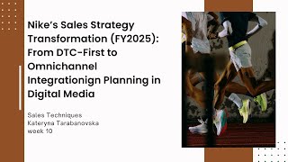 10. Nike. Sales StrategyTransformation
