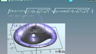 Playing with Implicit surfaces in Math Touch Book