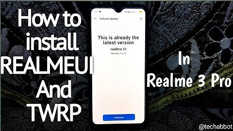 Full Guide | How to install TWRP and Realme Ui in Realme 3 pro🔥😎