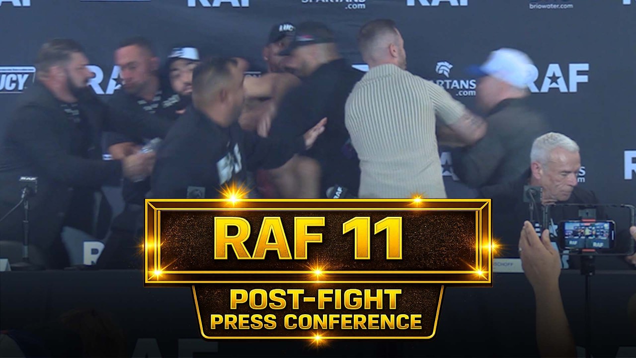Belal Muhammad ATTACKS Colby Covington At RAF 11 Post-Fight Press Conference