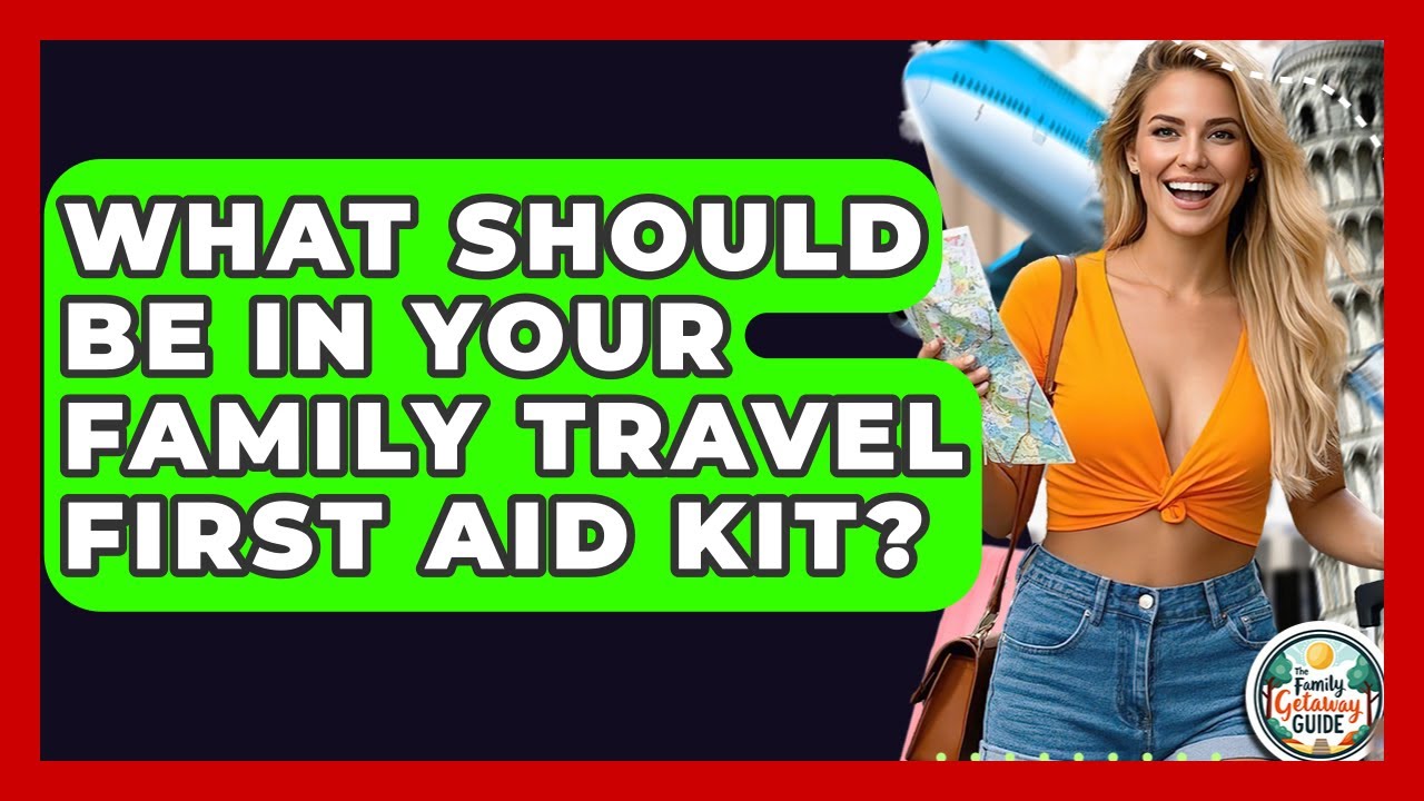 What Should Be In Your Family Travel First Aid Kit? - The Family Getaway Guide