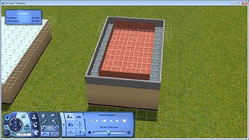 The Sims 3 Fountain Roof Tutorial