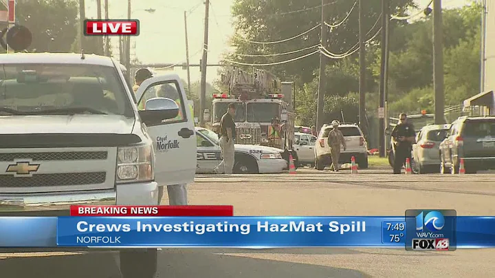 Deanna LeBlanc on Norfolk HazMat spill