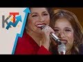 Regine Velasquez and Klarisse De Guzman in an intense vocal battle on ASAP Natin 'To!