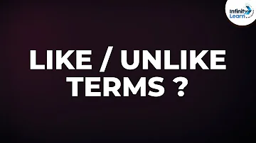 Are 3n and like terms?