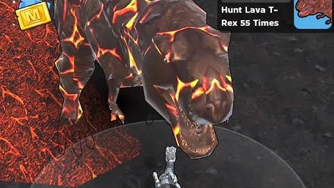 Dino Universe, Eliminando o T-Rex de Lava Mesmo sem muito poder.