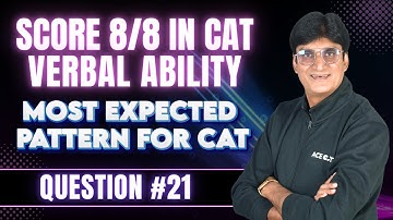 CAT 2025 VARC: Para Completion Question | Verbal Ability for CAT Exam | Score 8/8