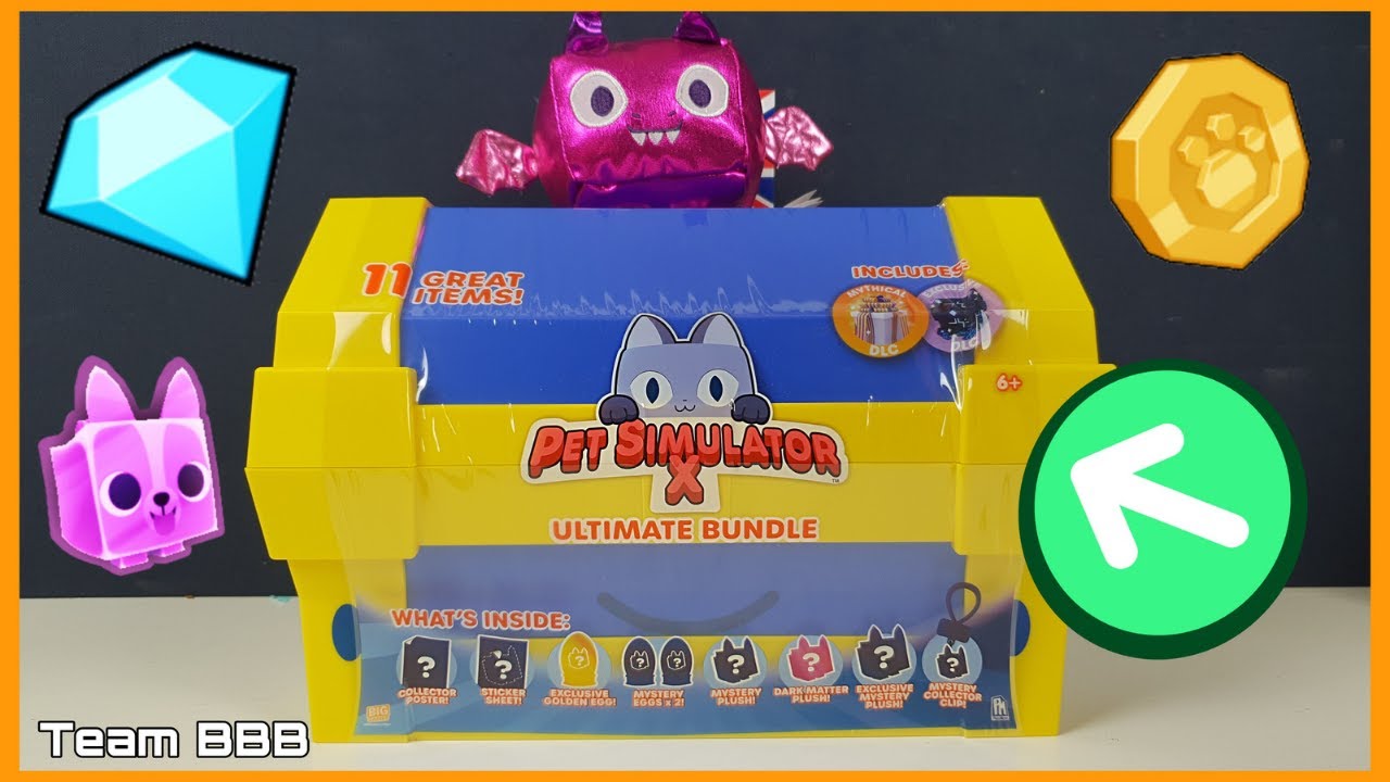 Pet Simulator Cuddly Toy in Treasure Chest