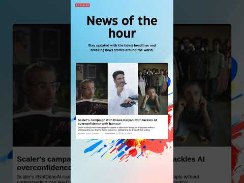 Breaking News: Scaler's campaign with Biswa Kalyan Rath tackles AI overconfidence with #scaler