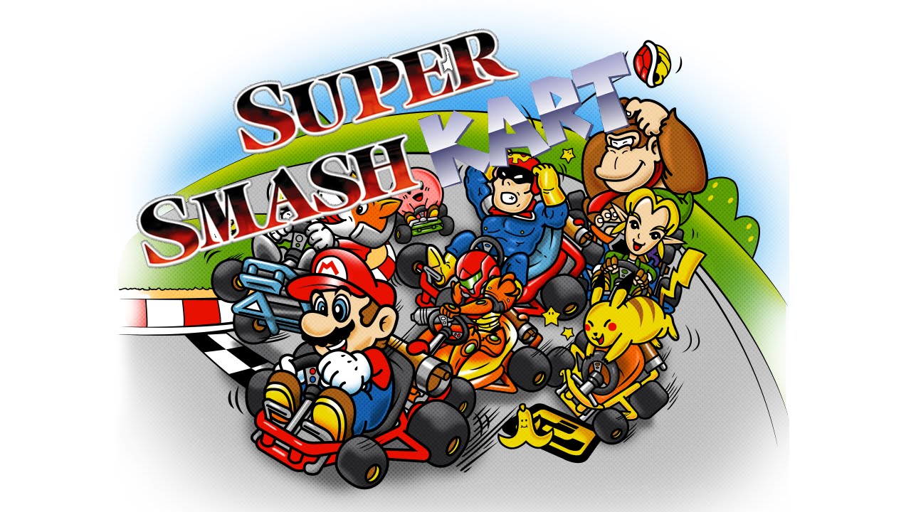 Simple SMK ROM hack. Super Smash Kart Version 0.1 : r/mariokart